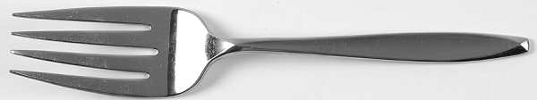 Nassau (Stainless) Medium Solid Cold Meat Serving Fork