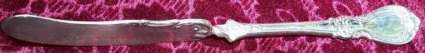 Navarre (Silverplate, 1890) Flat Twisted Handle Master Butter Knife