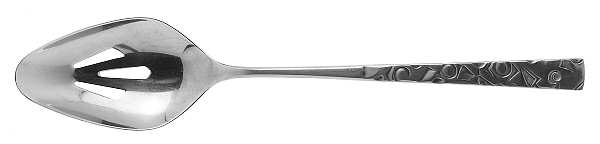 Navaho (Stainless) Pierced Tablespoon (Serving Spoon) by International Silver