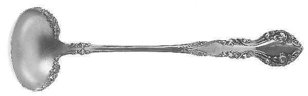 New Century (Silverplate, 1898) Solid Piece Cream Ladle