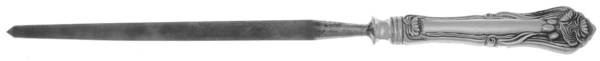 Nenuphar (Silverplate, 1905) Small Steel Rod Sharpener Knife