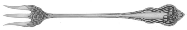 Nenuphar (Silverplate, 1905) Cocktail/Seafood Fork