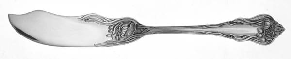 Nenuphar (Silverplate, 1905) Flat Handle Master Butter Knife