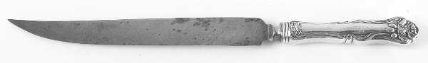 Nenuphar (Silverplate, 1905) Large Stainless Blade Roast Carving Knife
