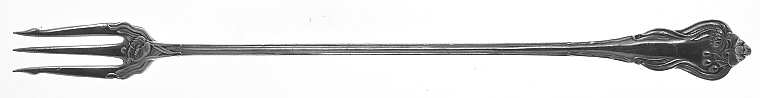 Nenuphar (Silverplate, 1905) Long Handle Pickle/Olive Fork