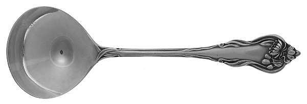 Nenuphar (Silverplate, 1905) Round Bowl Soup Spoon (Bouillon)