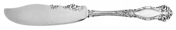 Newton-Raleigh (Silverplate) Flat Handle Butter Spreader