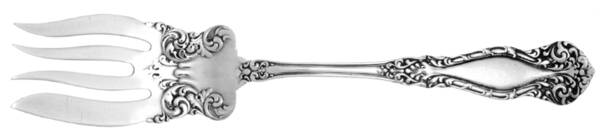 Newton-Raleigh (Silverplate) Small Solid Cold Meat Serving Fork