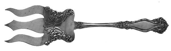 Newton-Raleigh (Silverplate) Large Solid Cold Meat Serving Fork