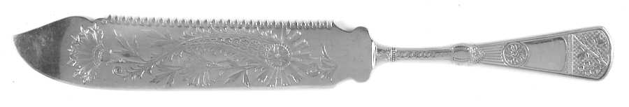 Nevada (Silverplate, 1881) Cake Saw Solid Piece