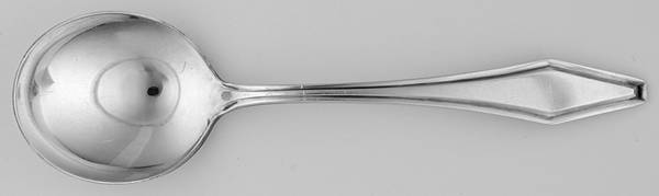 Newport (Silverplate, 1927) Round Bowl Soup Spoon (Gumbo)