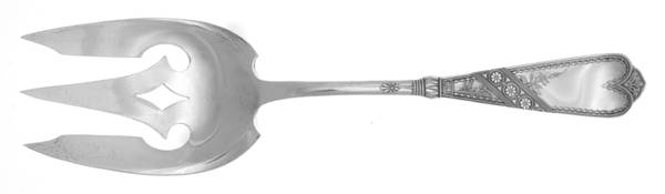 Newport (Silverplate, 1879) Solid Salad Serving Fork
