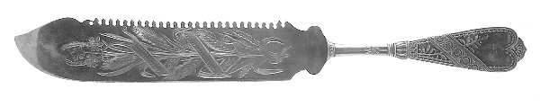 Newport (Silverplate, 1879) Cake Saw Solid Piece