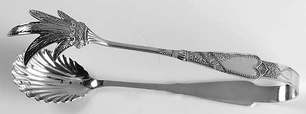 Newport (Silverplate, 1879) Large Ice Serving Tongs
