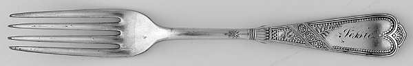 Newport (Silverplate, 1879) Individual Salad Fork