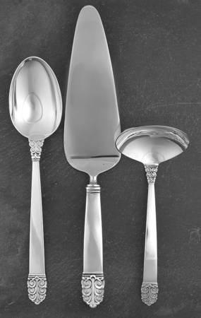 Northern Lights (Sterling, 1946, Glossy) 3 Piece Completer Set