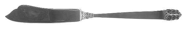 Northern Lights (Sterling, 1946, Glossy) Flat Handle Master Butter Knife