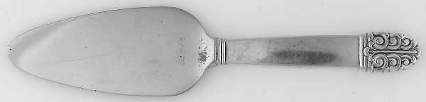 Northern Lights (Sterling, 1946, Glossy) Cheese Server with Stainless Blade by International Silver