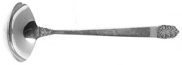 Northern Lights (Sterling, 1946, Glossy) Solid Piece Cream Ladle by International Silver