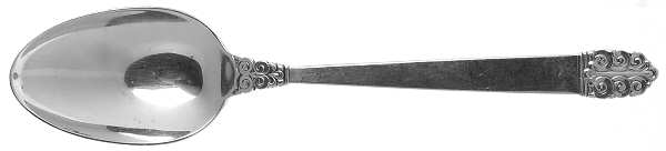 Northern Lights (Sterling, 1946, Glossy) Dessert/Oval Soup Spoon by International Silver