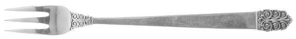 Northern Lights (Sterling, 1946, Glossy) Cocktail/Seafood Fork by International Silver