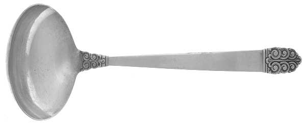 Northern Lights (Sterling, 1946, Glossy) Solid Gravy Ladle by International Silver