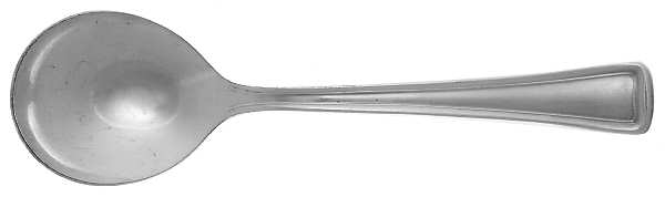 Norman (Silverplate, 1953) Round Bowl Soup Spoon (Cream Soup)
