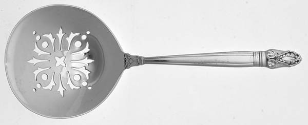 Norse (Sterling, 1937) Solid Bon Bon Spoon with Pierced Bowl