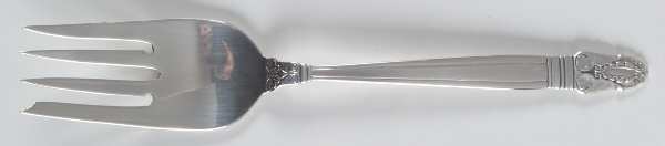 Norse (Sterling, 1937) Medium Solid Cold Meat Serving Fork