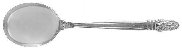 Norse (Sterling, 1937) Round Bowl Soup Spoon (Gumbo)