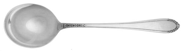 Nosegay (Sterling, 1938) Round Bowl Soup Spoon (Gumbo)