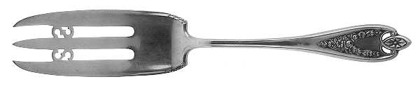 Old Colony (Silverplate, 1911) Cake Serving Fork by International Silver