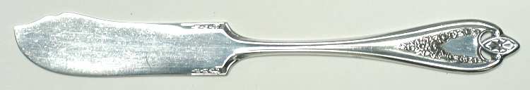 Old Colony (Silverplate, 1911) Flat Handle Butter Spreader by International Silver