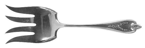 Old Colony (Silverplate, 1911) Solid Salad Serving Fork