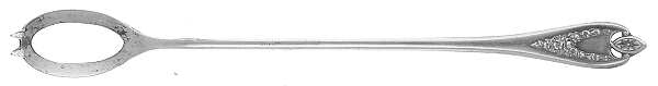 Old Colony (Silverplate, 1911) Pierced Bowl Short Handle Olive Spoon