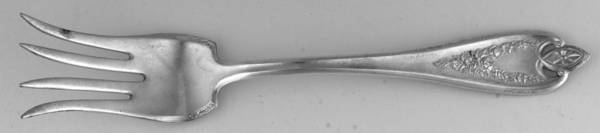 Old Colony (Silverplate, 1911) Small Chipped Beef Fork by International Silver