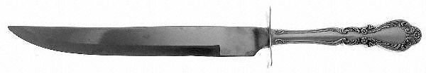 Old Charleston (Sterling, 1951) Large Stainless Blade Roast Carving Knife