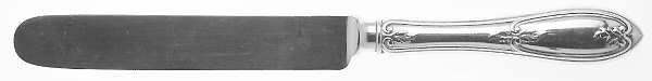 Olive (Silverplate, 1848) Blunt Hollow Knife with Bolster