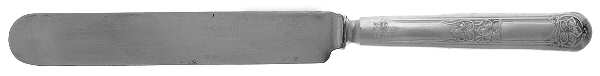 Orange Blossom (Silverplate, 1910) Blunt Solid Knife with Bolster
