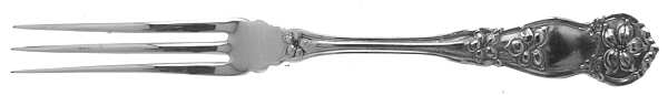 Orange Blossom (Silverplate, 1910) Strawberry Fork