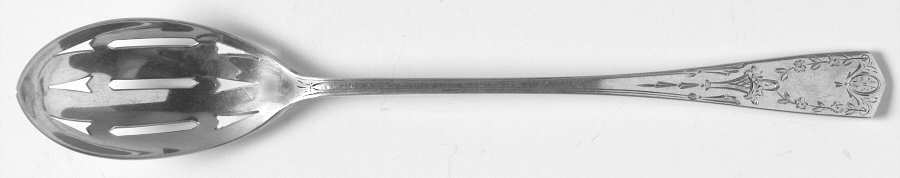 Orange Blossom (Sterling, 1924) Pierced Bowl Short Handle Olive Spoon