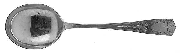 Orange Blossom (Sterling, 1924) Round Bowl Soup Spoon (Gumbo)