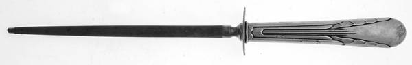 Orchid (Sterling, 1929-1930) Small Knife Sharpener W/Sterling Guard