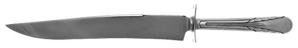 Orchid (Sterling, 1929-1930) Small Carving Knife Stainless Blade W/Sterling Gua
