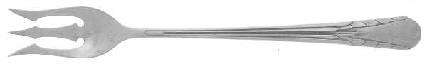 Orchid (Sterling, 1929-1930) Short Handle Pickle/Olive Fork