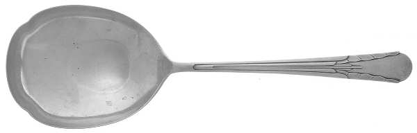 Orchid (Sterling, 1929-1930) Solid Salad Serving Spoon