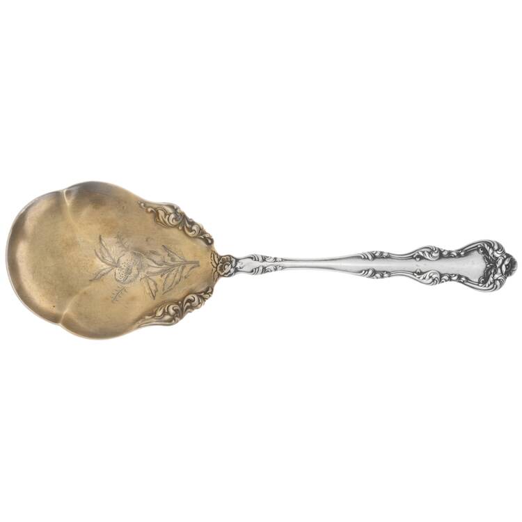 Orient-Venice (Silverplate, 1904) Bright Cut Berry/Casserole Spoon
