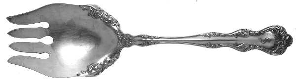 Orient-Venice (Silverplate, 1904) Solid Salad Serving Fork