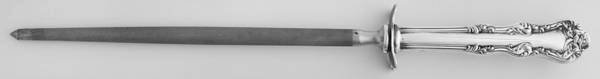 Orient-Venice (Silverplate, 1904) Large Roast Steel Rod Knife Sharpener