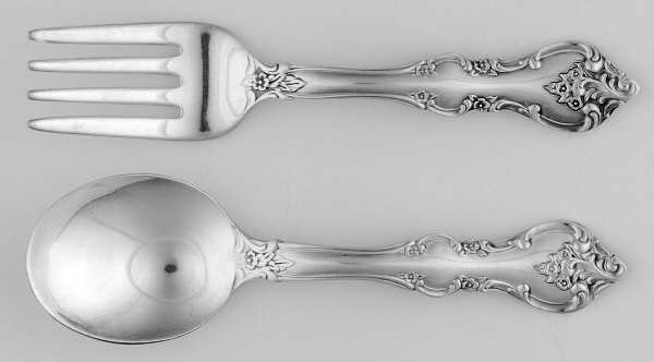 Orleans (Silverplate 1964) 2 Pc Baby Set (BF, BS) by International Silver